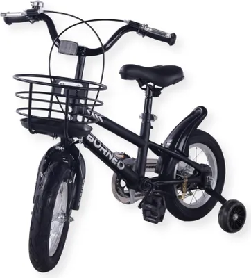 Produktbild von Buxibo - Kinderfahrrad für Jungen - Borneo - 12 Zoll - Schwarz