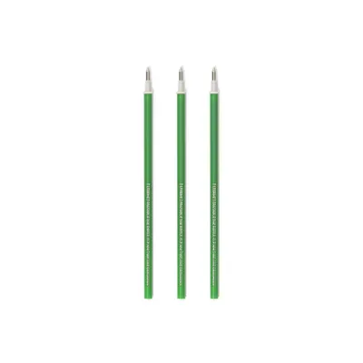 Produktbild von Legami Erasable Pen Refills Green, 3er Set, Ersatzmine für Gelstift, Nachfüllmine, Grün, REFEP0007