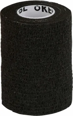 Produktbild von Kerbl EquiLastic selbsthaftende Bandage, 7.5 cm breit, schwarz