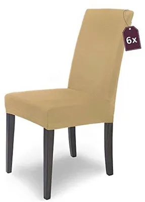 Produktbild von Stuhlhussen Set von 6 - Elastische Mikrofaser für Freischwinger