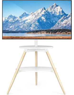 Produktbild von TV-Stativ Standfuß Schwarz 32-65 Zoll schwenkbar 100-400x100mm