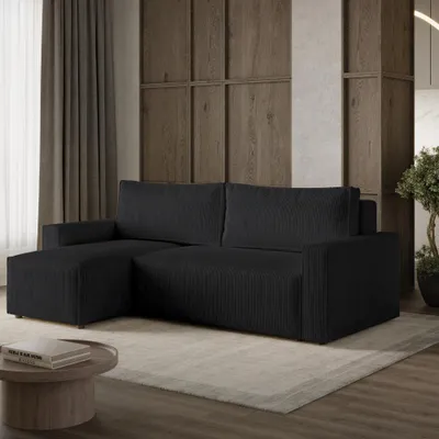 Produktbild von LIVIO S Ecksofa mit Schlaffunktion, Sofa mit Stauraum, Wohnzimmersofa, Couch, Schlafsofa, Lounge-Set - POSO 135