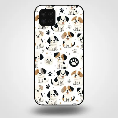Produktbild von Smartphonica Handytasche für Samsung Galaxy A42 5G mit Hundedruck - TPU Rückseite Abdeckung Fall Hunde Design
