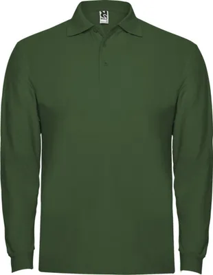 Immagine prodotto di Roly - Polo da uomo "Estrella" a maniche lunghe PF4296 (M) (verde bottiglia)