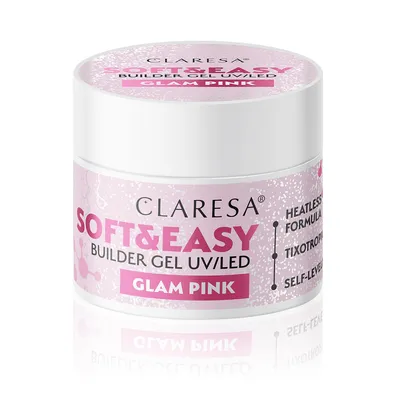 Obrázok produktu pre Claresa stavebný gél Soft&Easy glam pink 12 g