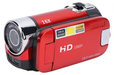 Produktbild von Videokamera, Camcorder, 16 Megapixel, 1080P HD, 16-fach digitaler Zoom, 2,4-Zoll drehbares Display, digitale Videoaufnahme, Vlogging-Kamera für Studenten und Reisen