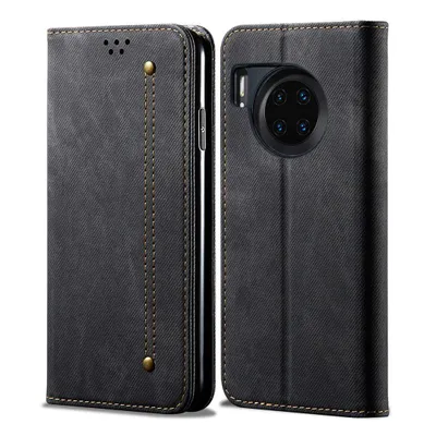 Obrázek produktu pro Huawei Mate 30 Pouzdro, Kožené Peněženkové Pouzdro s Magnetickým Uzavíráním a Pouzdro s Funkcí Stojánku pro Huawei Mate 30 černé