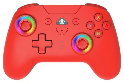 Image de Manette sans fil - SUBSONIC - Switch 2 / Switch - LED programmables - Vibrations - Gyroscope - Rouge