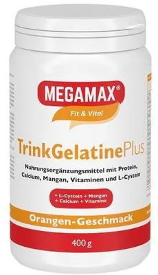 Produktbild von Megamax Trinkgelatine Pulver 400 g