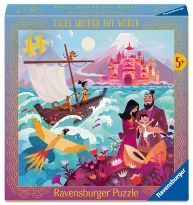 Produktbild von Kinderpuzzle 64 Teile - Japanisches Märchen