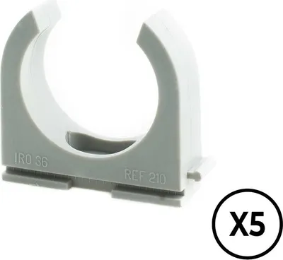 Produktbild von Druckstütze links ø 25 mm, grau, 5 Stück
