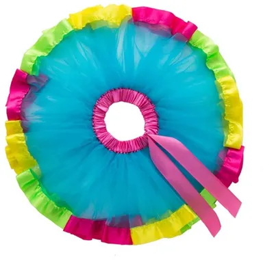 Immagine prodotto di Go Go Gadget – Go Go Gadget – Gonna a balze arcobaleno – Ideale per danza, ginnastica, gonna in tulle colorata – Sottogonna – Taglia M – 2-3 anni