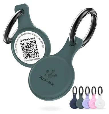 Zdjęcie produktu dla Adresówka dla psa z kodem QR i NFC, przeznaczona do obroży lub szelek, zapewniająca ochronę przed zgubieniem, bez potrzeby korzystania z aplikacji, dostępna w różnych rozmiarach