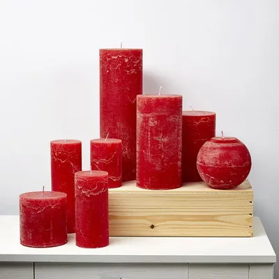 Obrázok produktu pre Značková sviečka Stumpenkerze, priemer 7 cm, výška 10 cm - farba: hnedá - doba horenia: približne 45 hodín.