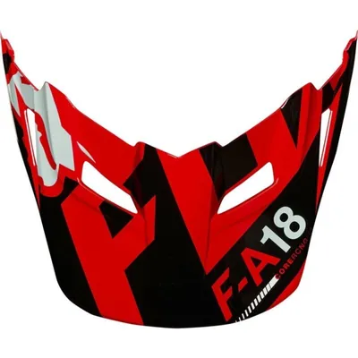 Image de Fox Mx18 Yth V1 Casque Visière - Sayak [Rd]