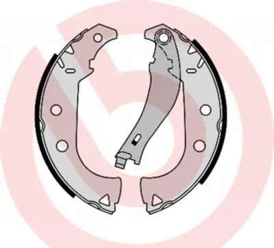 Produktbild von Brembo Bremsbackensatz Hinterachse S 23 556