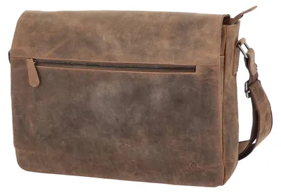 Produktbild von The Skandinavian Brand Leder Messenger, Umhängetasche - braun : braun Farbe vom Hersteller: braun