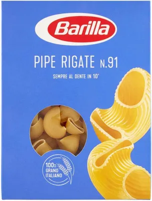 Produktbild von 20x Pasta Barilla Pipe rigate Nr. 91 italienisch Nudeln 500 g pack