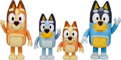 Immagine prodotto di Personaggi TMT BLUey, confezione da 4. Famiglia BLU13009 30094
