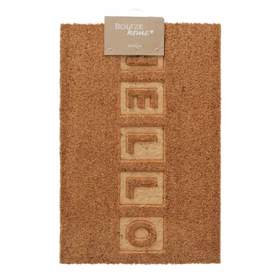 Produktbild von Fußmatte aus Kokosfaser HELLO, 60 x 40 cm