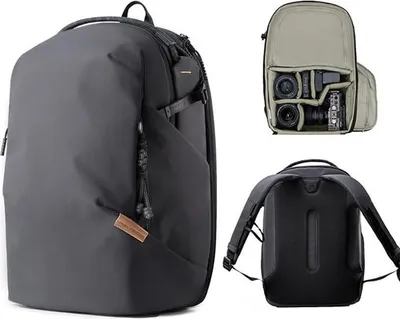 Immagine prodotto di INF Zaino 16L per Drone/Fotocamera - Leggero, Impermeabile per Viaggi Outdoor Nero