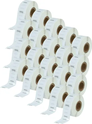 Produktbild von vhbw 20x Rolle 25mm x 25mm (750 Etiketten) Ersatz für Dymo S0929120 für Drucker Weiß