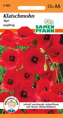 Artikelbild 1 von 'Klatschmohn Rot' aus der Kategorie Mohnsamen