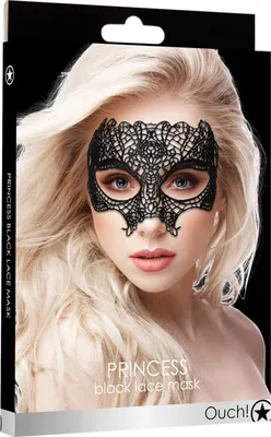 Produktbild von Princess - Schwarze Spitzenmaske