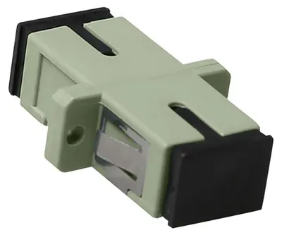 Image de ADVANCED CABLE TECHNOLOGY Adaptateur fibre optique SC-SC simplex multimode OM1/OM2. Adaptateur sc simplex om