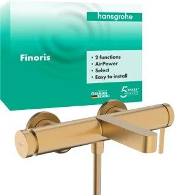 Produktbild von HANSGROHE 76420140 Wannenmischer Aufputz Finoris BBR
