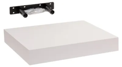 Image de Étagère murale – 23,5 x 23,5 cm – étagère suspendue – étagère à suspendre – étagère blanche – étagère de cuisine – étagère pour enfants – décoration de salon – étagère à épices