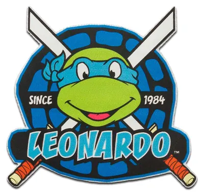 Obrázek produktu pro Mono-Quick Teenage Mutant Ninja Turtles Leonardo - nášivka, nažehlovací, nažehlovací obrázek, nášivka, k nažehlení, velikost: 6,8 x 7,1 cm