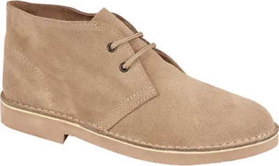Obrázek produktu pro Roamers uni pouštní boty / šněrovací boty / nízké boty, semiš DF112 (43 EU) (kámen)
