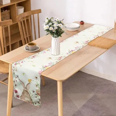Obrázek produktu pro Velikonoční dekorace na stůl, 33 x 183 cm, s motivem zajíčka