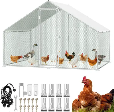 Obrázek produktu pro Volierový výběh – výběh pro slepice – voliera – venkovní výběh – výběh pro králíky – pozinkovaná ocel