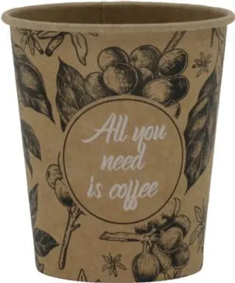 Image de Gobelet en carton Gobelet à café Gobelet jetable Gobelet à boire Gobelet en papier 250 ml