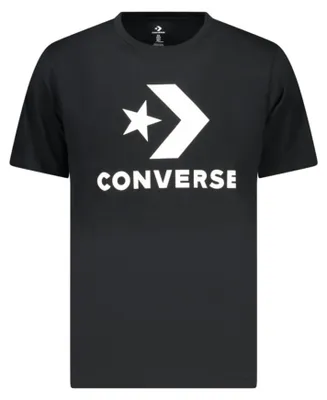 Produktbild von Herren Schwarz T-Shirt mit Logo-Druck – Rundhals, Standardpassform