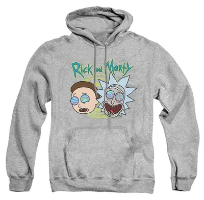 Zdjęcie produktu dla Bluza z kapturem "Blown Minds" z serialu Rick and Morty, uni , dla mężczyzn i kobiet, model TV40590 (XXL), kolor: sportowy melanż
