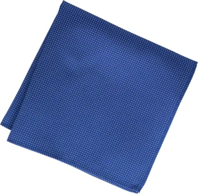 Produktbild von Herren Einstecktuch aus Seide mit Picottè Tupfen, farbig, 27,5 x 27,5 cm, rollierte Kanten