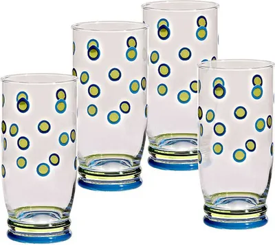 Produktbild von Limoglas Punkte Nadia 4er-Set 420ml