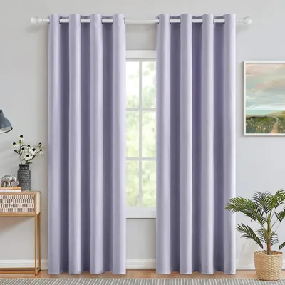 Produktbild von Lichtlila Verdunklungsvorhänge mit Ösen - 2er Set
