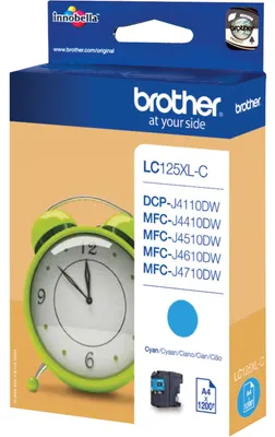 Obrázek produktu pro LC125XLC BROTHER MFC Tinte cyan HC 1200