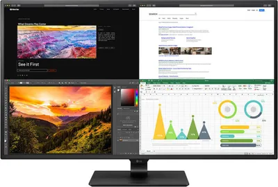Produktbild von LG 43UN700P-B Monitor, 43 Zoll (109,2 cm), 4K UHD IPS, 60 Hz, 8 ms, HDR10, Lautsprecher, VESA 200x200mm, 4x HDMI, DP, USB-C, 2x USB-A, Kopfhörerausgang, Schwarz