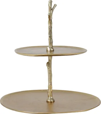Produktbild von Light & Living - Etagere Tresa - Gold - 2 Schichten