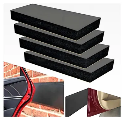 Produktbild von 4er-Set Wandschutz für Garagen, 30 x 10 x 3 cm, selbstklebender Türkantenschutz aus Schaumstoff für Autotüren, Garagen und Carports