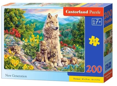 Produktbild von Castorland B-222087, 200 Stück(e), Tiere, 7 Jahr(e)