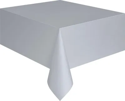 Obrázok produktu pre Obrus strieborný plastový