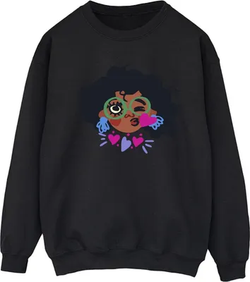 Produktbild von Disney - "Encanto" Sweatshirt für Damen BI16898 (L) (Schwarz)