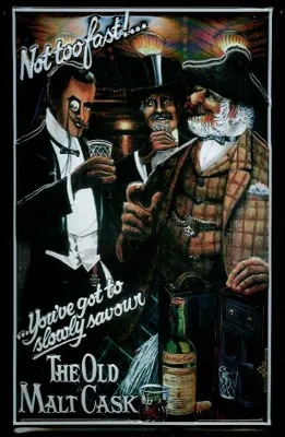 Produktbild von Blechschild The old Malt Cask Scotch Whisky Schild Werbeschild Nostalgieschild