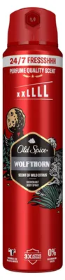 Produktbild von Old Spice Wolfthorn Deospray für Männer 250ml ohne Aluminiumsalze